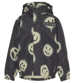 Regnjakke - Waiton - Happy Peace|Molo Clearance