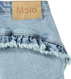 Shorts - Denim - Agnetha - Distressed Washed|Molo Discount