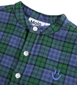 Skjorte - Enoz - Blue Pine Check|Molo Discount