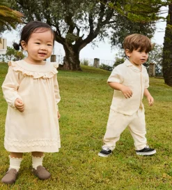 Skjorte - Hør/Bomuld - Eyou - Summer Sand|Molo