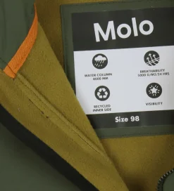 Softshelljakke m. Fleece - Cloudy - Forest Block|Molo Online