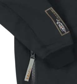 Softshelljakke m. Fleece - Cloudy - Sort|Molo