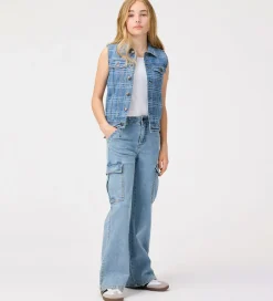 Vest - Denim - Hertha - Washed Check|Molo Best