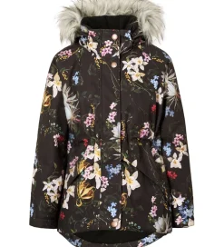 Vinterjakke - Cathy Fur - Paisley Flowers|Molo Clearance