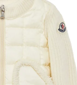 Cardigan - Uld/Dun - Hvid|Moncler Online