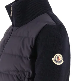 Cardigan - Uld/Dun - Navy|Moncler Discount