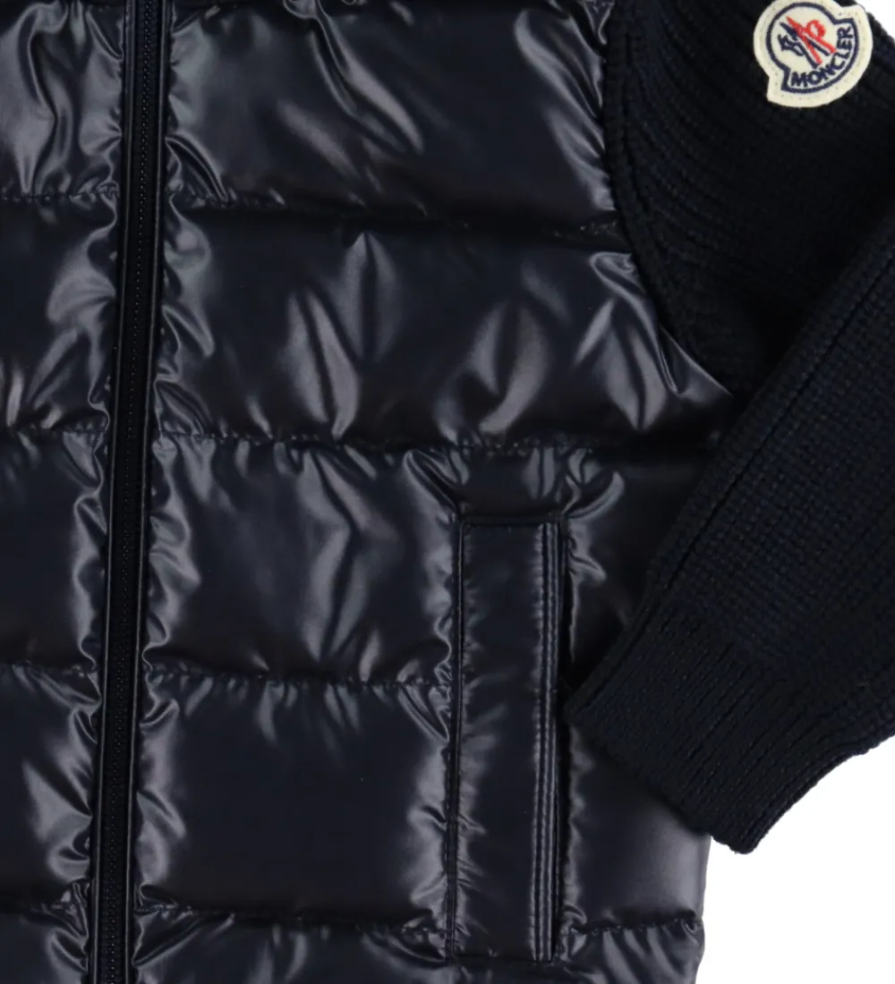 Cardigan - Uld/Dun - Navy|Moncler Hot