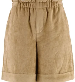 Shorts - Fløjl - Medium Beige|Moncler Discount