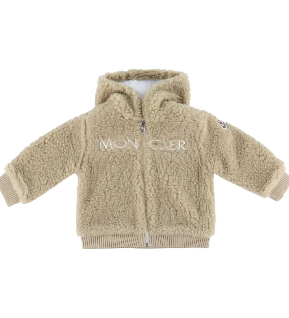 Sæt - Fleecejakke/Leggings - Brun/Hvid|Moncler Best