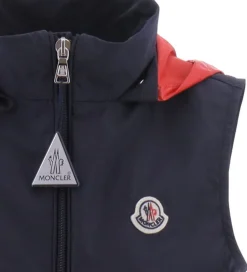 Vest - Zene - Mørkeblå m. Rød/Hvid|Moncler Online
