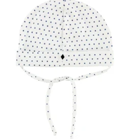 Babyhjelm - Hvid m. Firkanter|MP Outlet