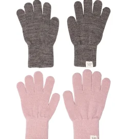 Handsker - Uld - Comfy - 2-pak - Mix Denver/Mel Alt Rosa|MP