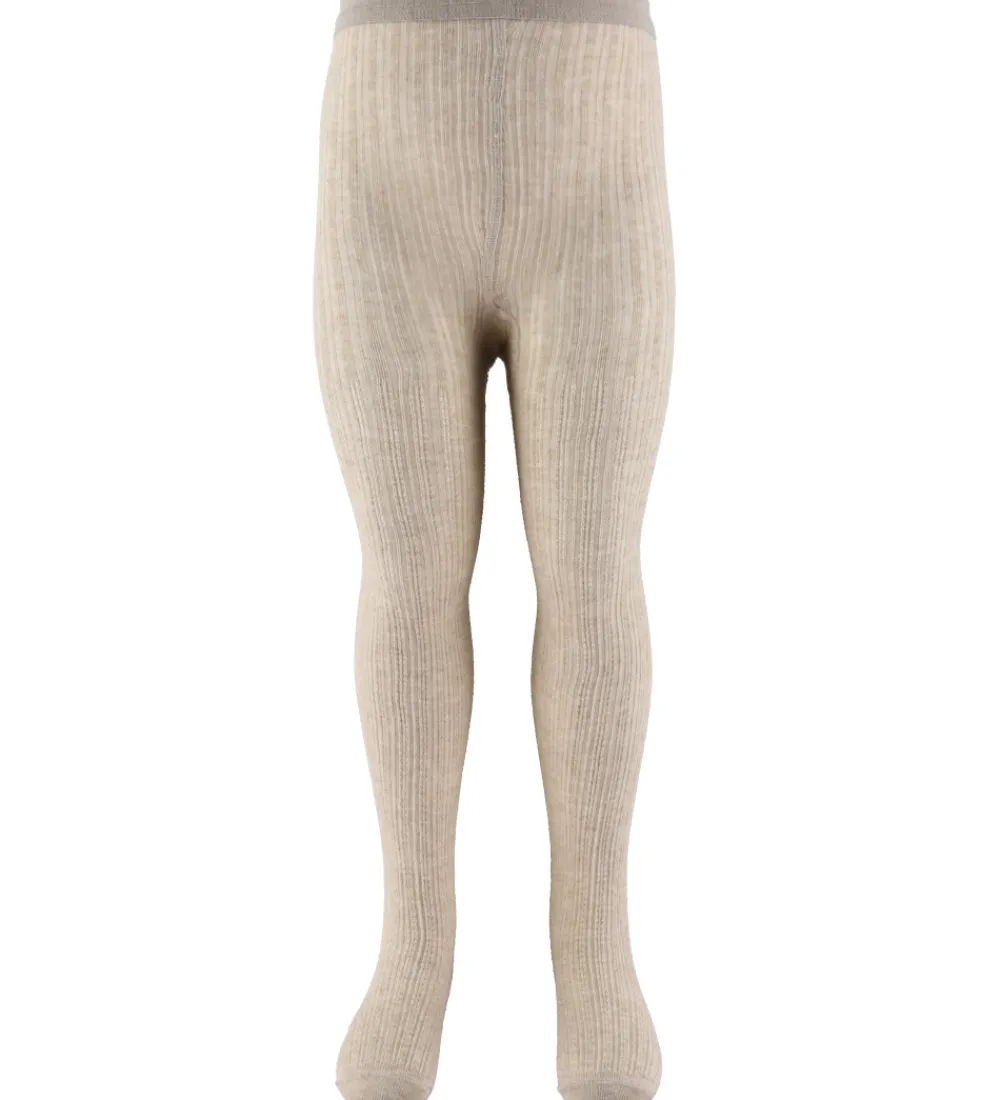 Strøebukser - Inger - Beige Meleret|MP Clearance