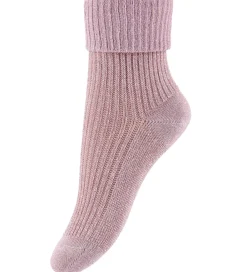 Strøer - Viskose/Bambus - Rib - 3-pak - Glitter - Maroon|MP New