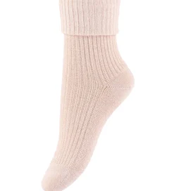 Strøer - Viskose/Bambus - Rib - 3-pak - Glitter - Maroon|MP New