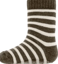 Strøer m. Antiskrid - Uld - Elis - Brunmeleret|MP Outlet