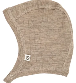 Babyhjelm - Rib - Uld - Balsam Melange|Müsli