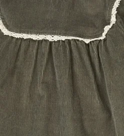 Kjole - Fløjl - Deep Green|Müsli Sale