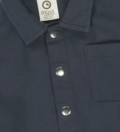 Skjorte - Twill Baby - Night Blue|Müsli