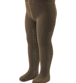 Strømpebukser - Lace - Bark|Müsli Online