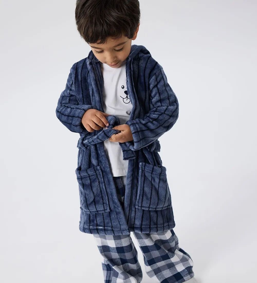 Badekåbe - Velour - NmmRacer - Flint Stone|Name It Hot