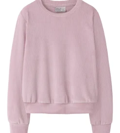 Bluse - Fløjlsvelour - NkfVeloa - Keepsake Lilac|Name It Sale