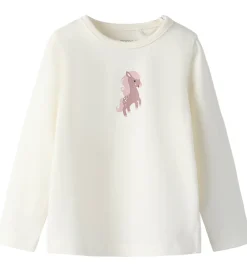 Bluse - NbfVubie - Cloud Dancer/Cute Pony|Name It Clearance