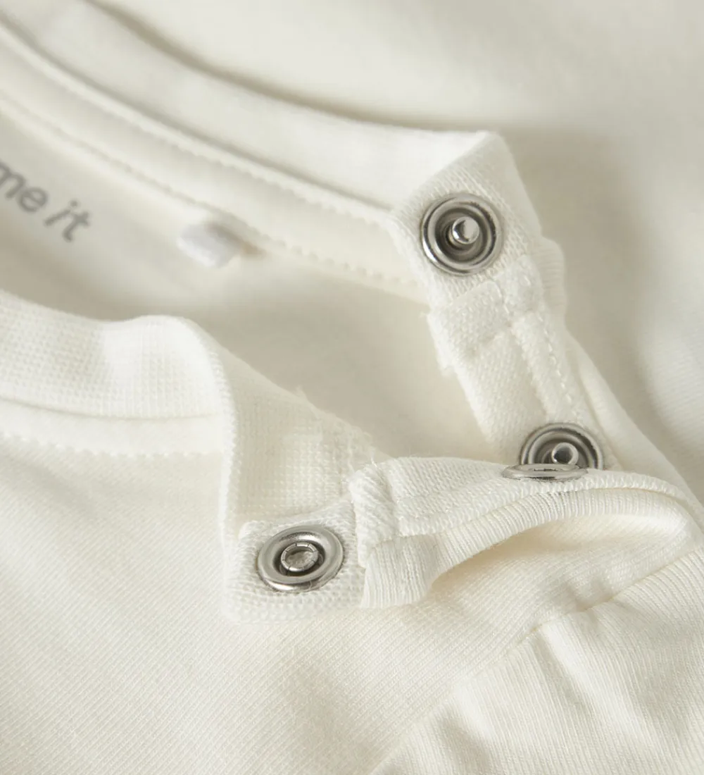 Bluse - NbmVobbi - Cloud Dancer/Dino|Name It