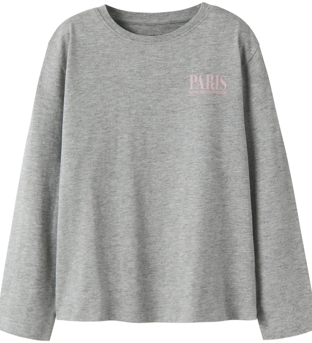 Bluse - NkfRaris - Grey Melange|Name It