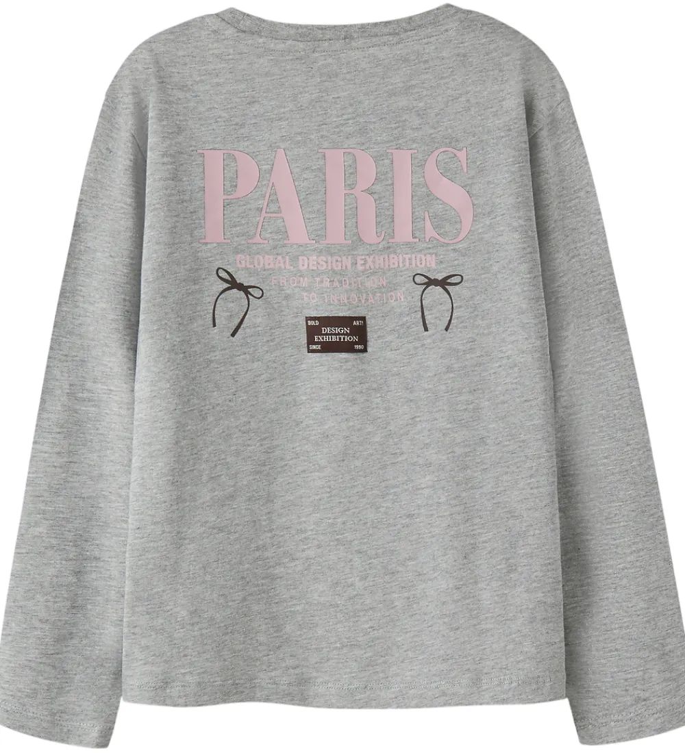 Bluse - NkfRaris - Grey Melange|Name It