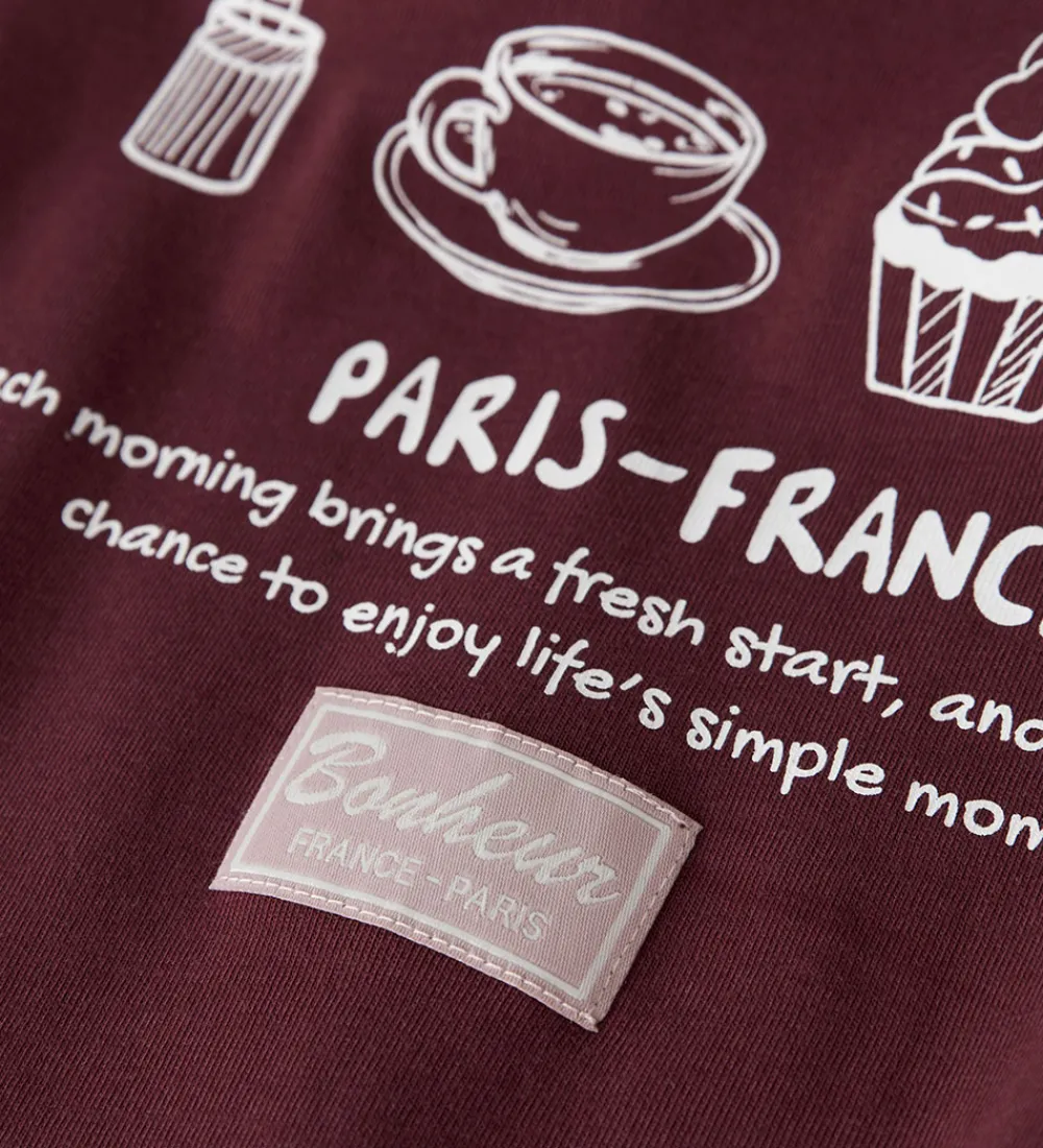 Bluse - NkfRaris - Burgundy|Name It