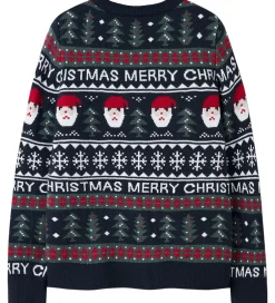 Bluse - NknRastokka - Strik - Dark Sapphire|Name It Hot