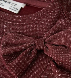 Bluse - NmfRoisin - Burgundy m. Glimmer|Name It New