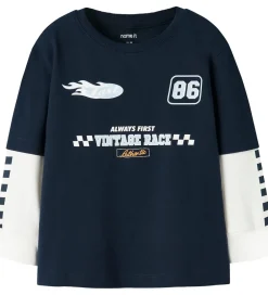 Bluse - NmmRichael - Navy Blazer|Name It Online