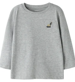 Bluse - NmmVimpel - Grey Melange/Excavator|Name It