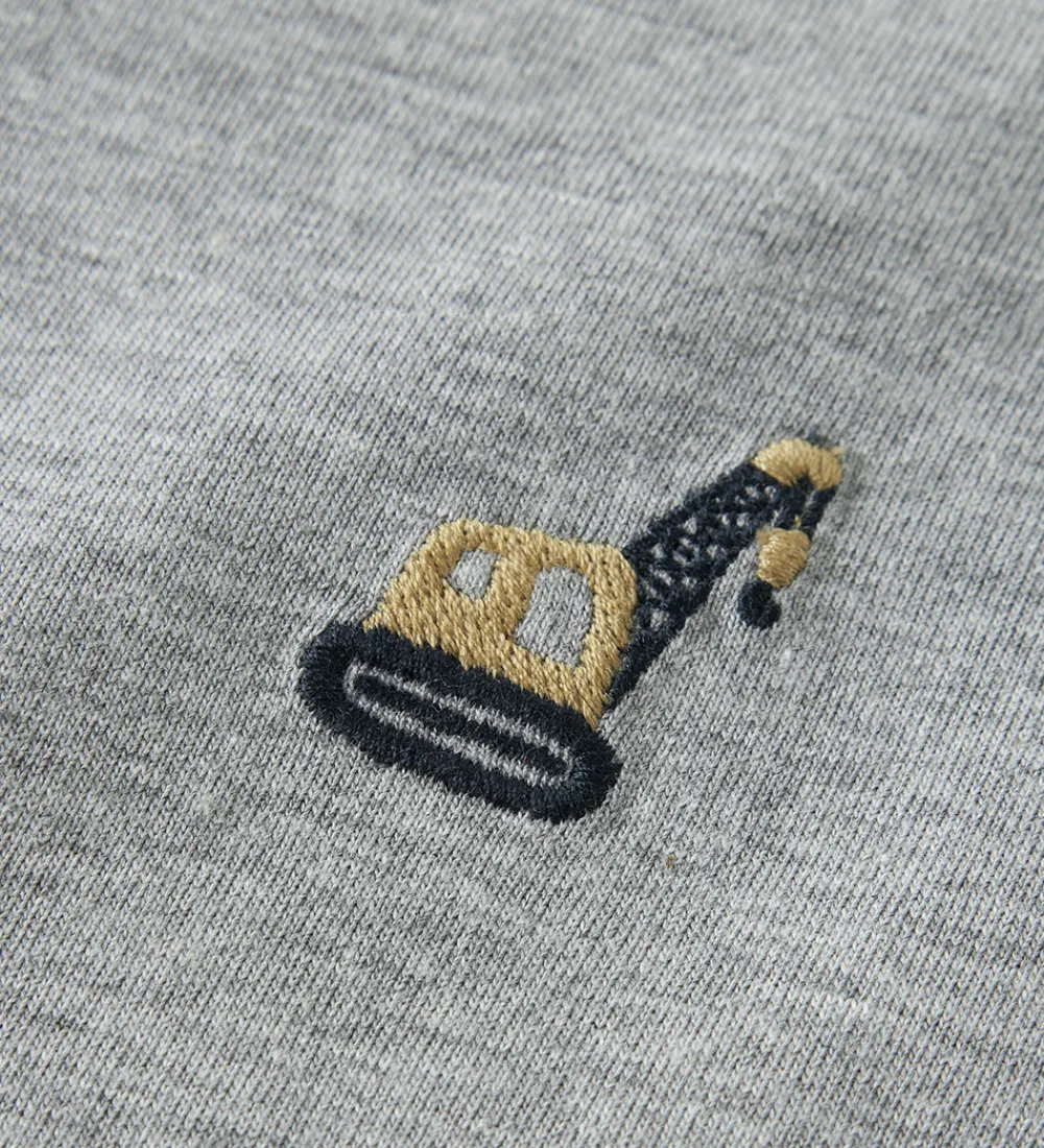 Bluse - NmmVimpel - Grey Melange/Excavator|Name It