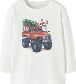 Bluse - NmmVosmas - Cloud Dancer/Santa|Name It Online