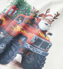 Bluse - NmmVosmas - Cloud Dancer/Santa|Name It Online