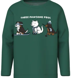 Bluse - NmmVux - Bistro Green/Ice Dogs|Name It Clearance