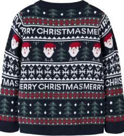 Bluse - NmnRastokka - Strik - Dark Sapphire|Name It Hot