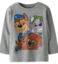 Bluse - Paw Patrol - NmmNitin - Grey Melange|Name It Outlet
