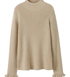 Bluse - Rib - Glitter - NkfRiaglitter - Cement|Name It