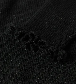 Bluse - Rib - Glitter - NkfRiaglitter - Sort|Name It New