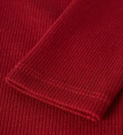 Bluse - Rib - NmfSiclo - Glitter - Jester Red|Name It New