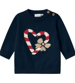 Bluse - Strik - NbfReamo - Navy Blazer|Name It Hot