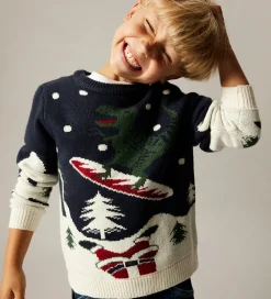 Bluse - Strik - NknRebo - Navy Blazer|Name It Discount