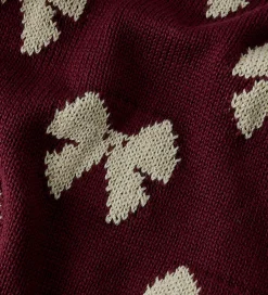 Bluse - Strik - NmfRekka - Burgundy m. Sløjfer|Name It Online