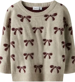 Bluse - Strik - NmfSenya - Cement|Name It Online