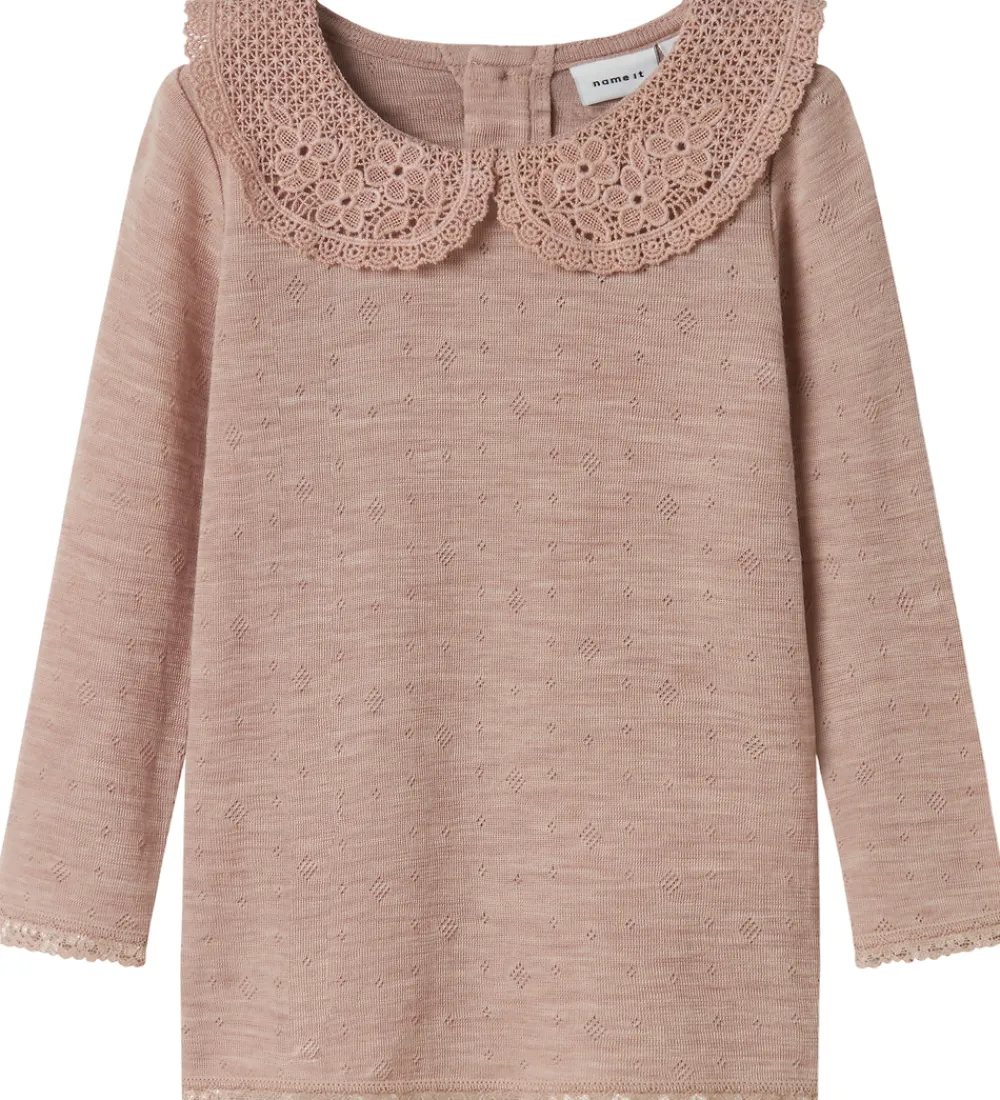 Bluse - Uld - NmfWang - Shadow Gray|Name It Outlet