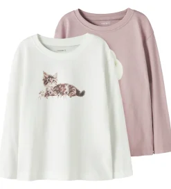 Bluser - 2-pak - NmfVotea - Cloud Dancer/Keepsake Lilac|Name It Discount